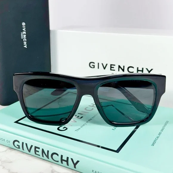 Givenchy Black Acetate Framed Sunglasses - Picture 1 of 9